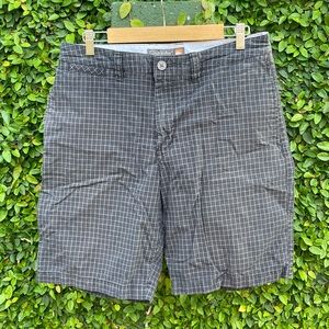 Gray Checkered Men's Shorts